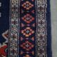 Tapis en laine bleu foncé – 139x66 cm