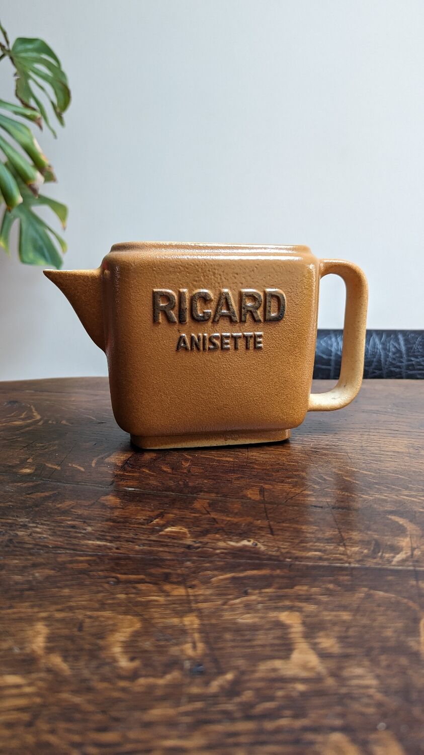Ricard stoneware pitcher