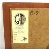 Scandinavian mirror in rosewood, Glas & Trä, Sweden, 1960