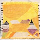 Berber Moroccan rug yellow 150/250cm