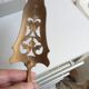 Pie peel XIXth in filled silver and vermeil