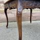 Rocaille louis xv style desk table in walnut provence 1920s