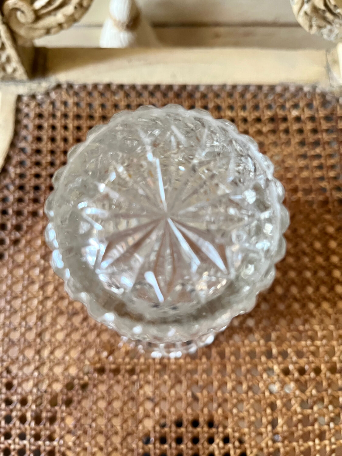 Vintage glass vase