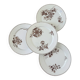 4 assiettes plates Sarreguemines modèle Danois