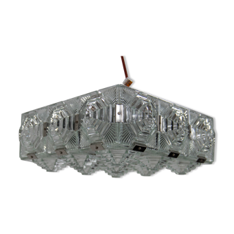 Brutalist Flush Mount by Kamenicky Senov, 1970s, More Items Available