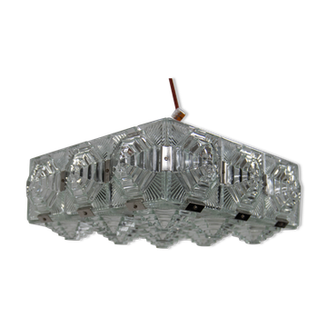 Brutalist Flush Mount by Kamenicky Senov, 1970s, More Items Available