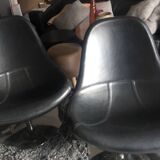 Ikea Tirup Armchairs in Black Leather
