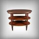 Dessert 3 trays in mahogany, Louis XVI style – 1900