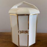 Series porcelain spice pots with matchbox