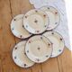 Vintage flat plates Digoin Sarreguemines model Mary-Lou