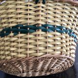 Woven rattan basket