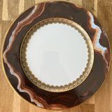 1 plate jacques garcia for bernardaud, limoges alabaster oriental model