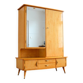 Vintage 1950s wardrobe / storage unit