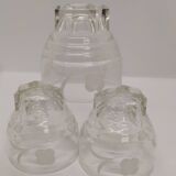 3 mini verres années 50