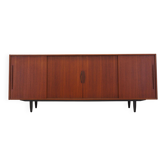 Enfilade en teck, design danois, années 1970, production : Danemark