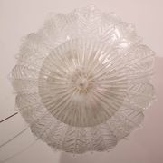 Verona, Large Size Murano Clear trasparent Vintage Glass Ceiling Light, 197