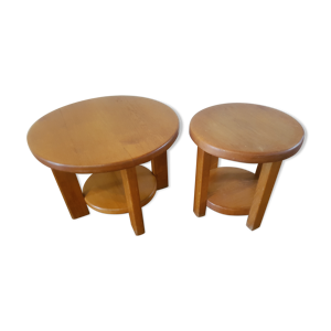 Deux tables basses rondes