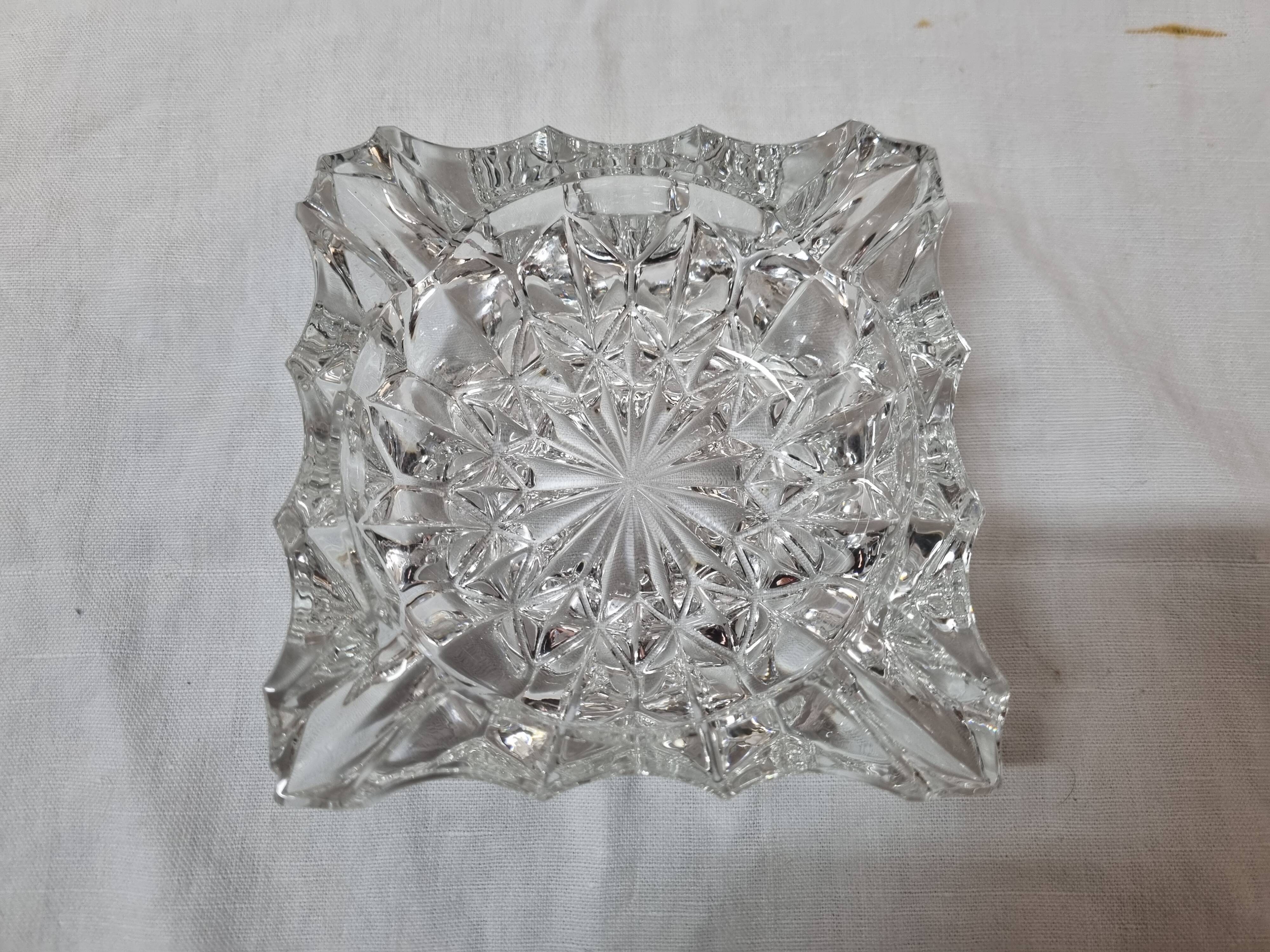 Crystal ashtray from 1970