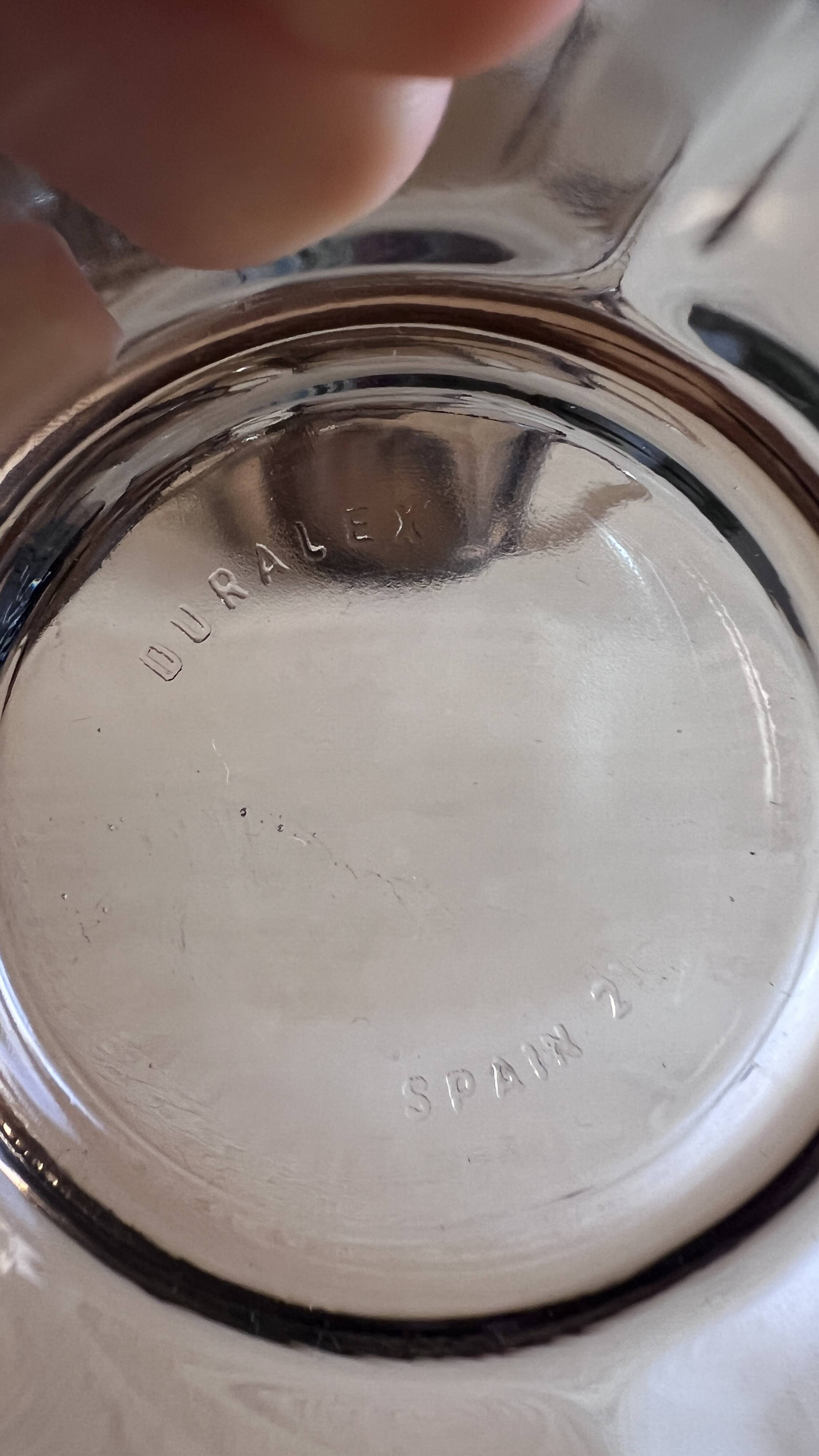 Set of vintage Spanish Duralex coffee cups