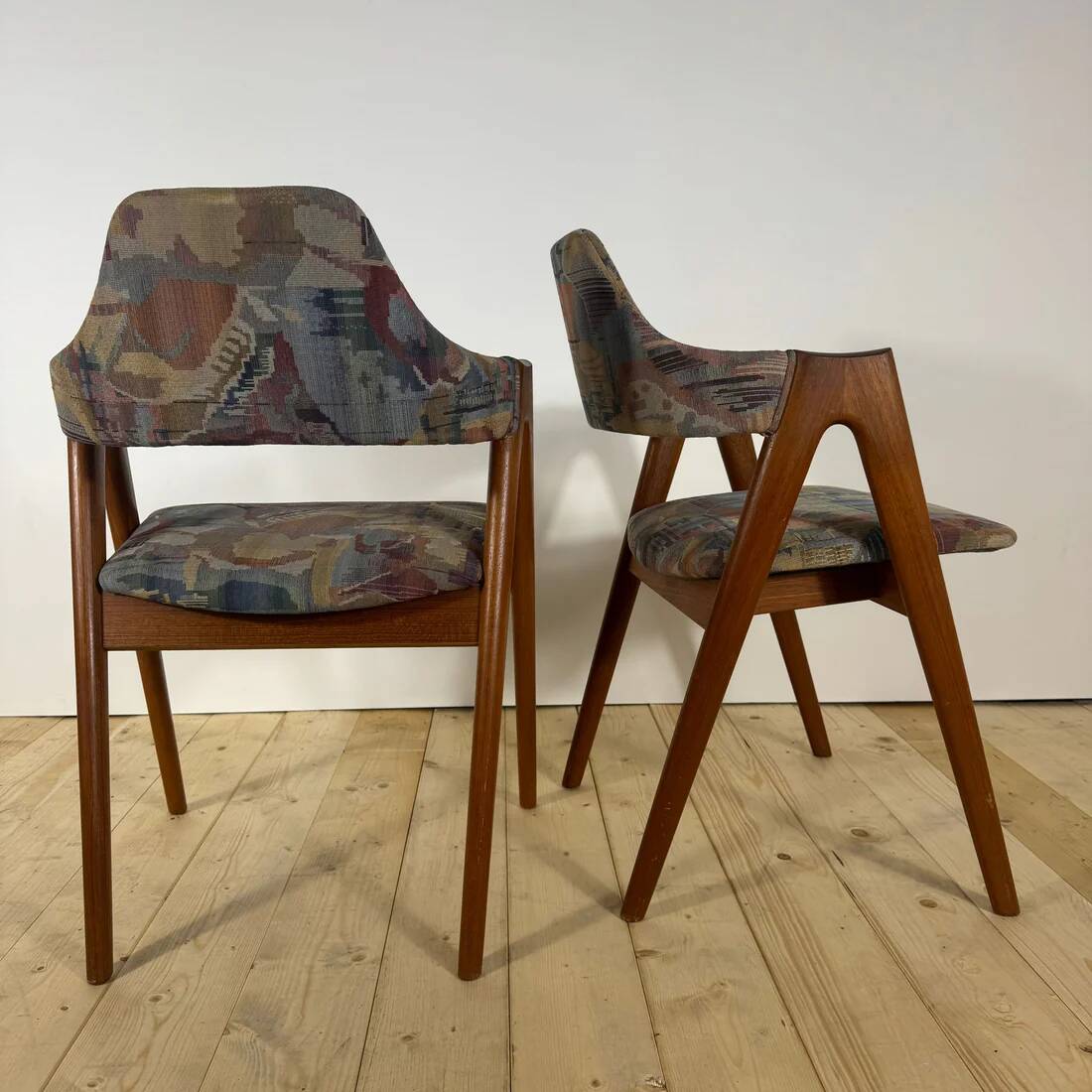Set of 4 Compass chairs by Kai Kristiansen – mid-century Danish design