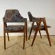 Set of 4 Compass chairs by Kai Kristiansen – mid-century Danish design
