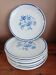Set of 10 Moulin des Loups dinner plates, Alain