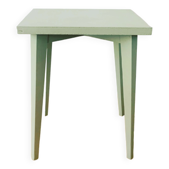 Tabouret années 50 en bois peint