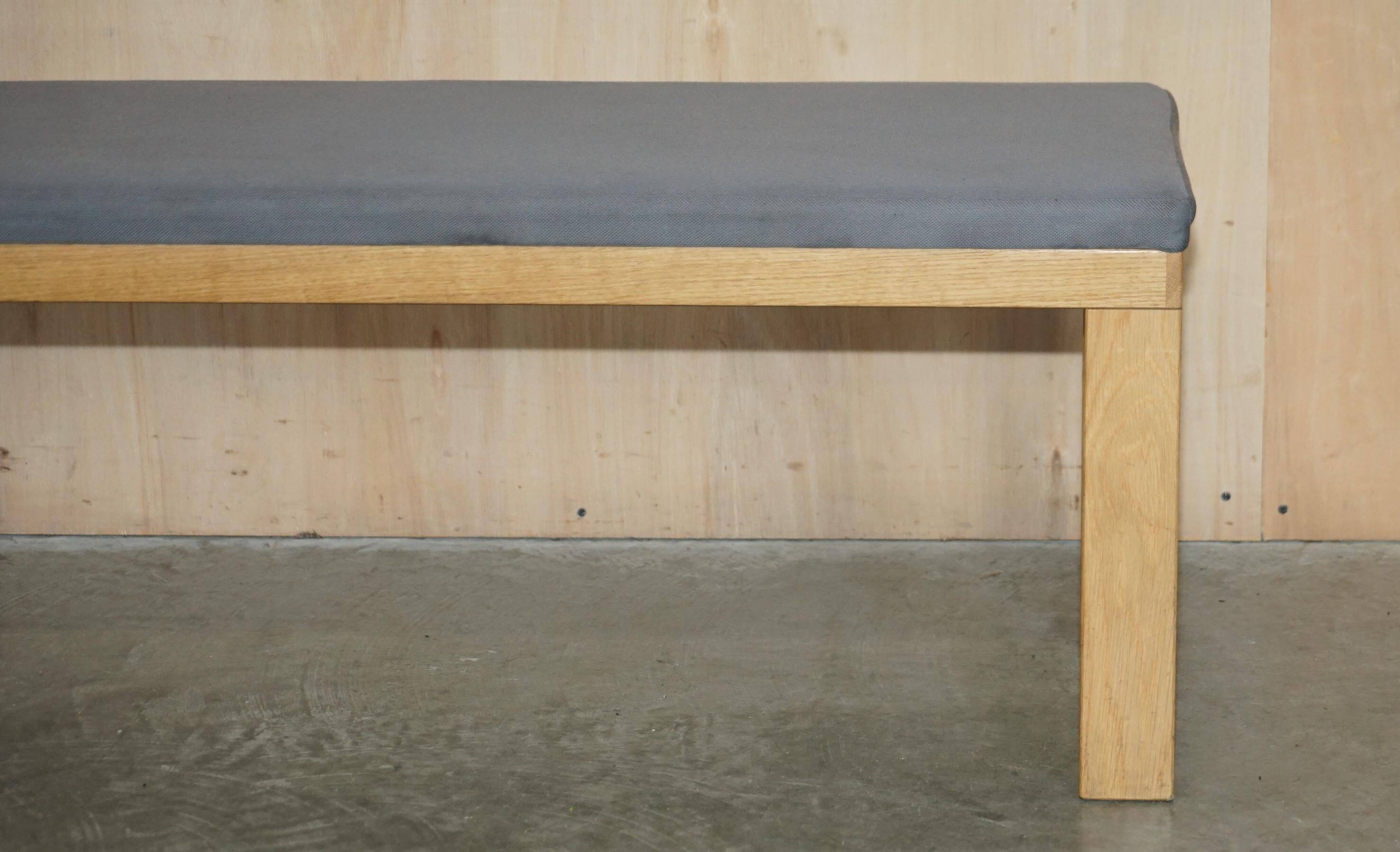 James Burleigh Bosa kitchen bench in handmade oak