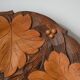 Carved wooden platter/plate from the 1950s.
