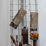 Old postcard wall display