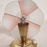 Paire des lampes de table en cristal, Espagne, années 1970