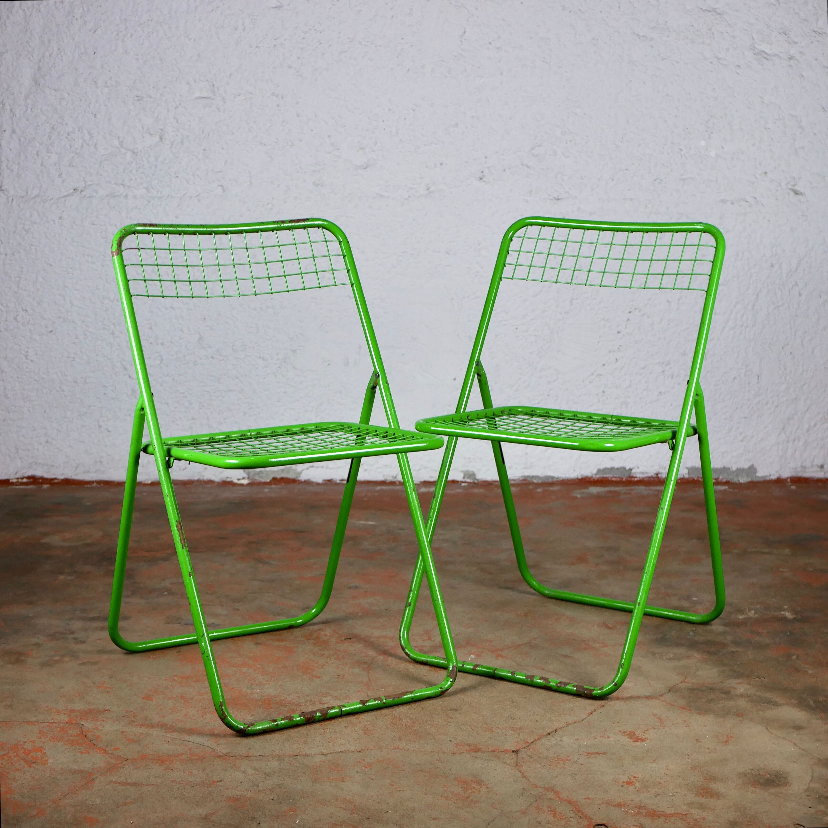 Series of 4 Ted Net chairs, by Niels Gammelgaard