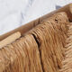 Farm stool made of wood and straw