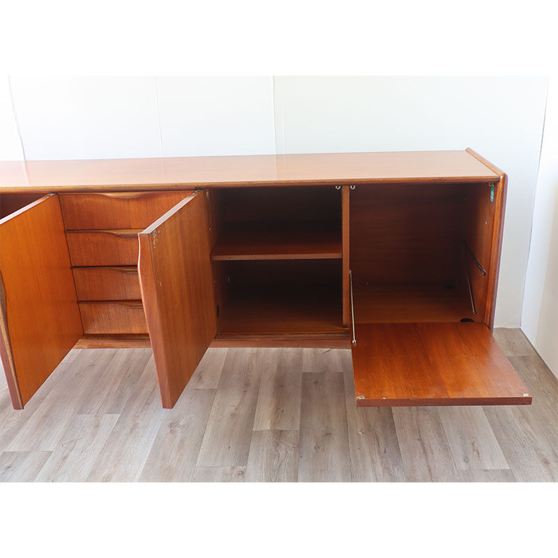 Scandinavian teak row circa 1960
