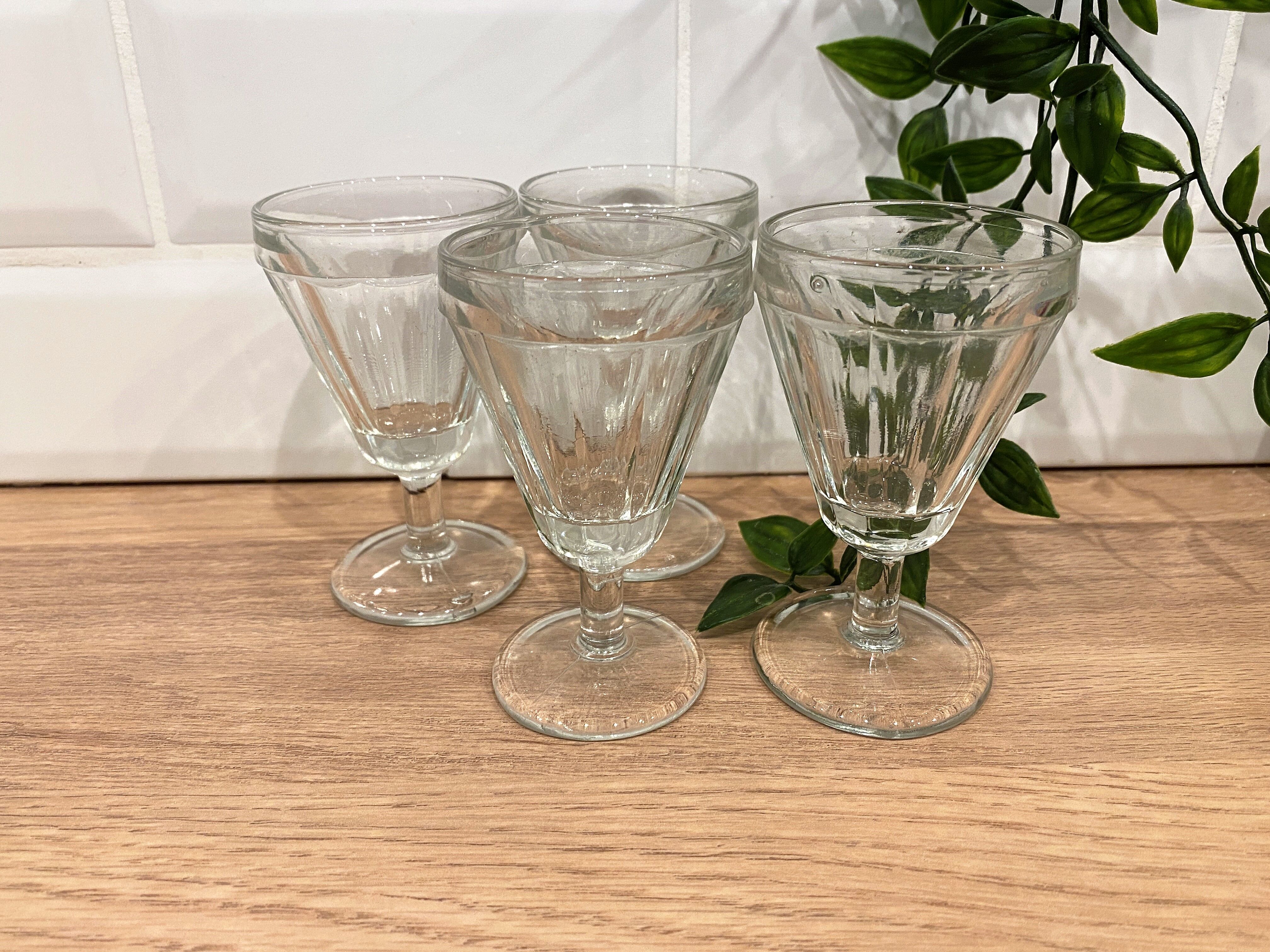 Set de 4 verres à vin bistrot