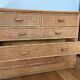Commode rotin et cannage