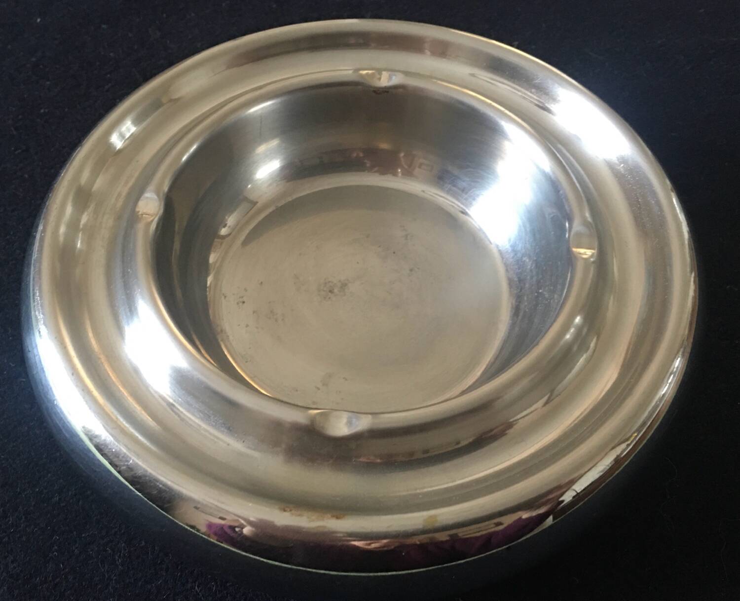 Chrome ashtray - vintage