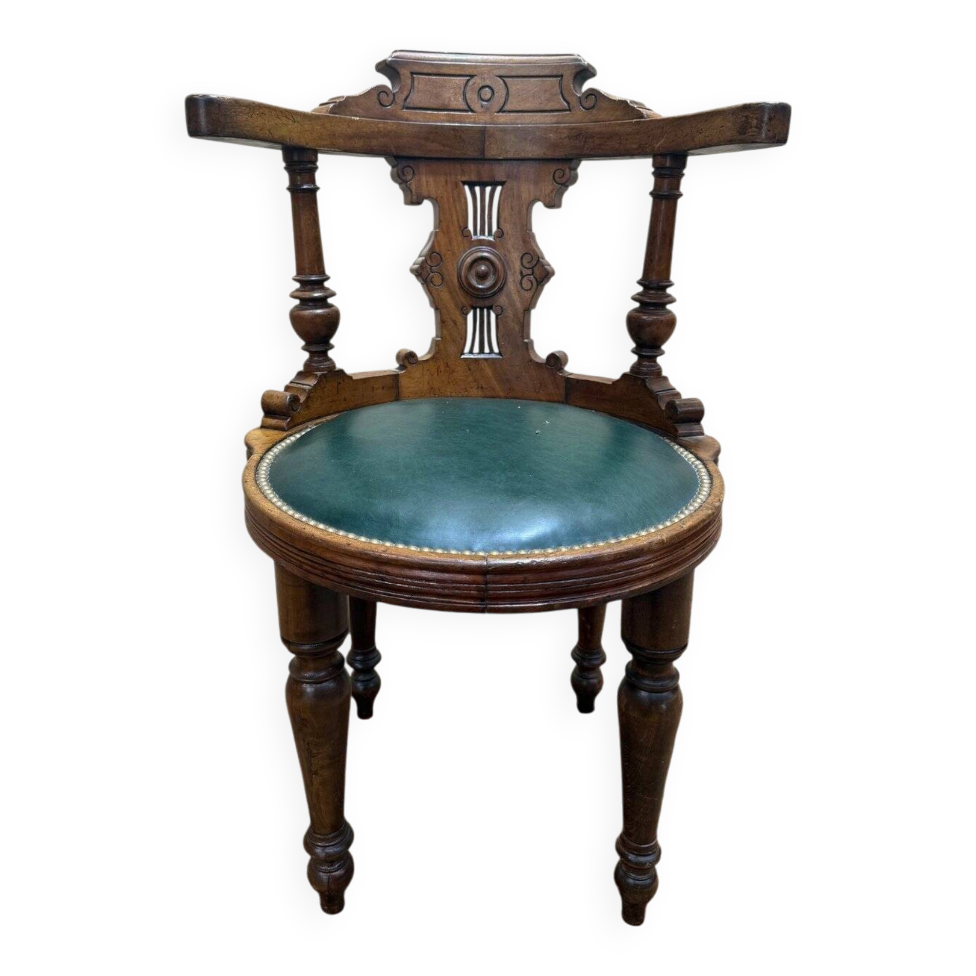 Napoleon III walnut office chair