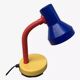 Tricolor metal desk lamp 1980