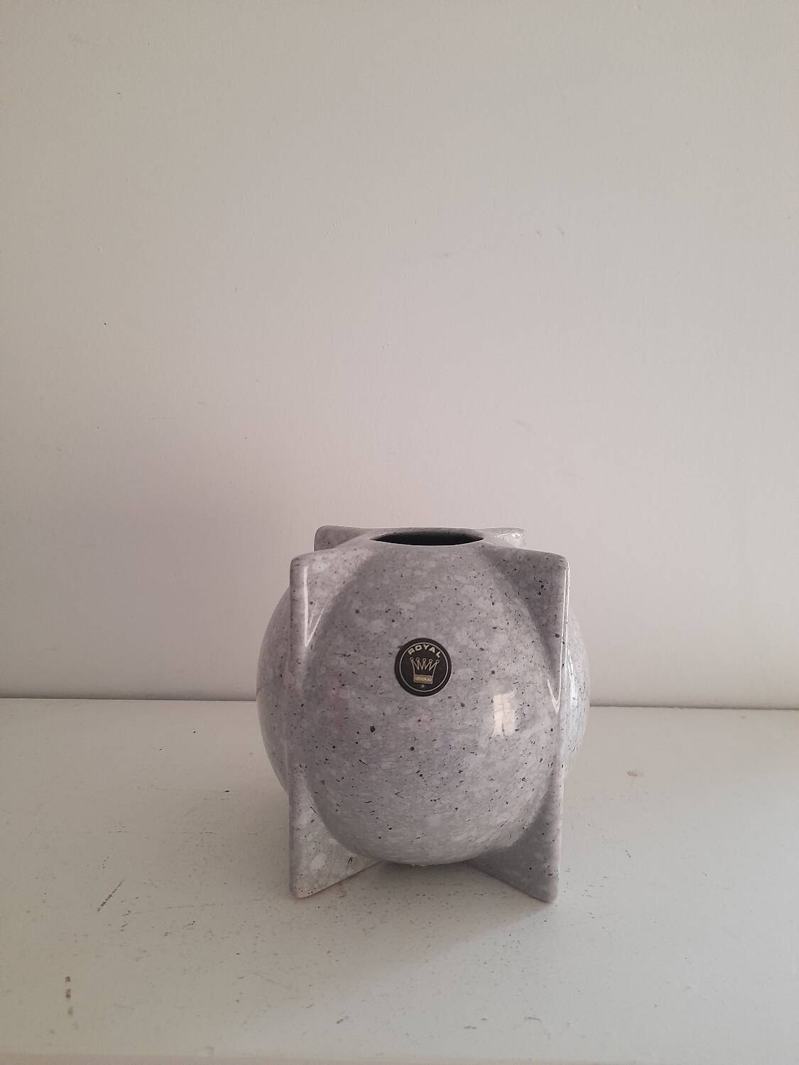 Royal Postmodern Atomic Ball Vase