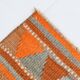 Brunt Orange Turkish Vintage Runner Rug, 85x388Cm