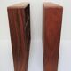 Two wall shelves with vintage solid wood compartments 80s