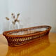 Panier en osier vintage