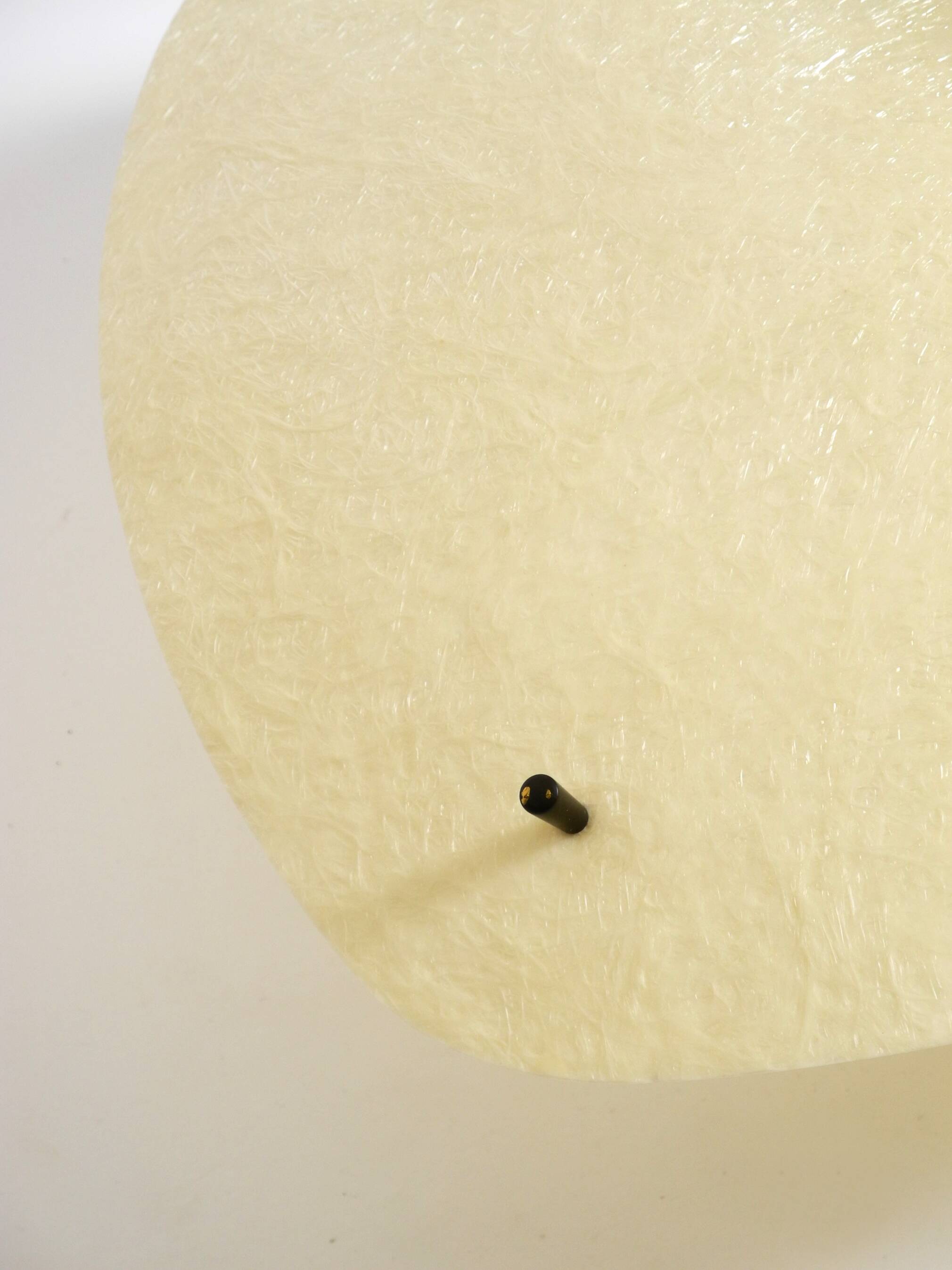 Beautiful, rare mid-century modern fiberglass ceiling lamp