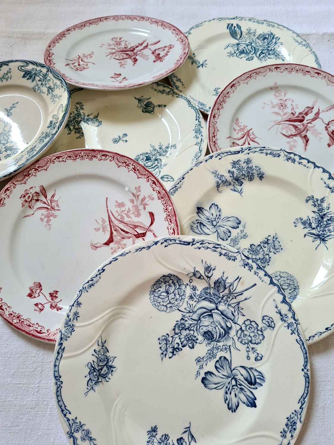 Iron earth dessert plate sets