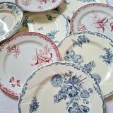 Iron earth dessert plate sets