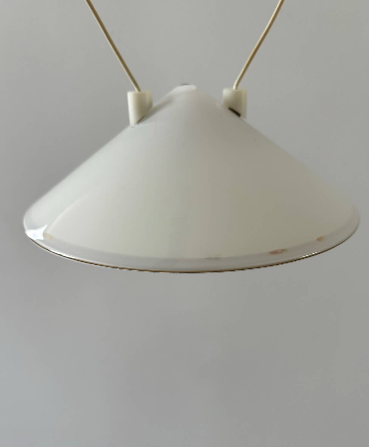 Geometric pendant light 1980