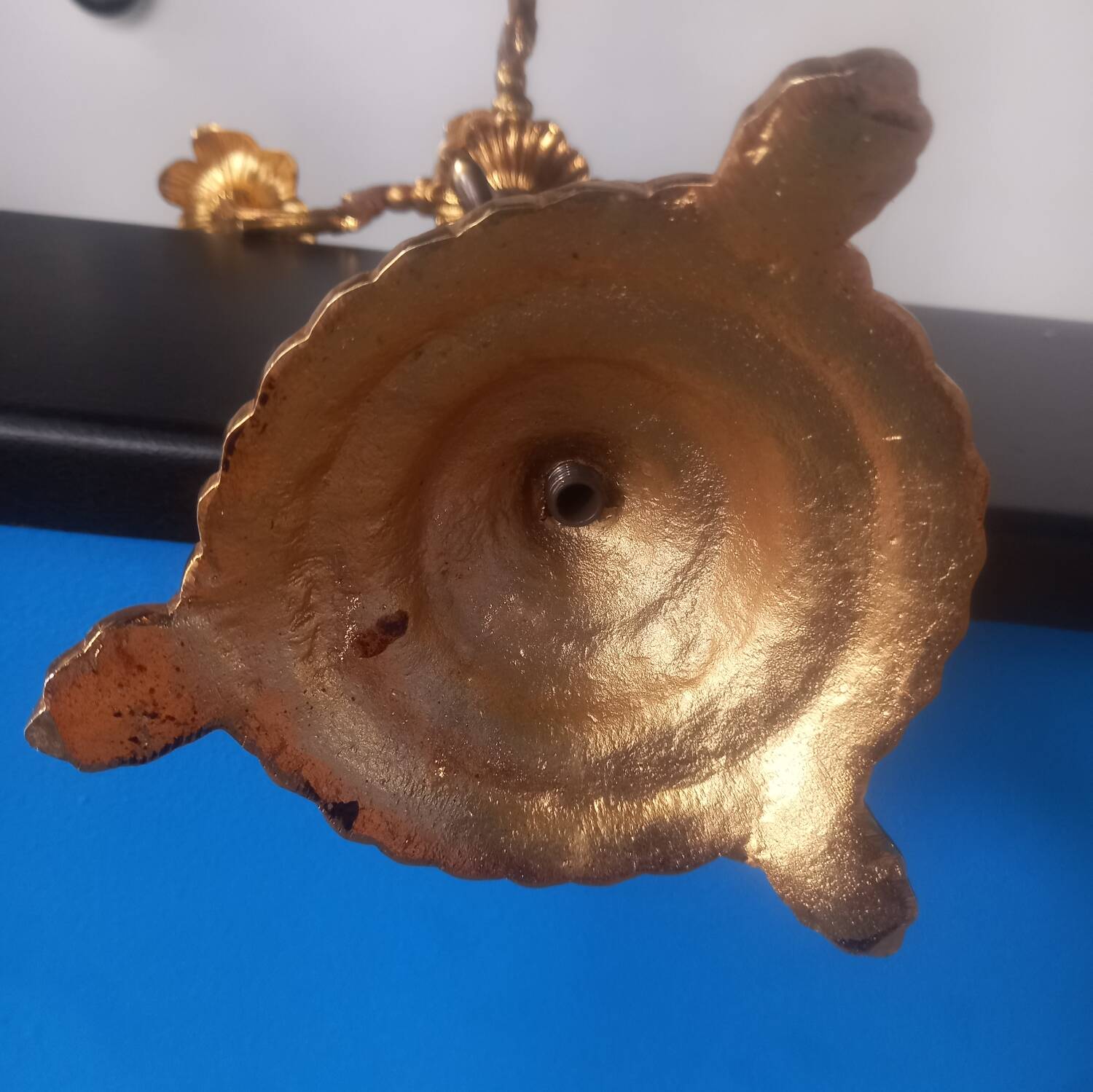 Pair of gilded bronze candlesticks with nude women