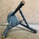 Vintage turned wooden tripod stool