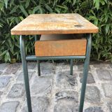 Table d'écolier vintage